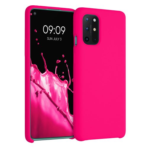 Pouzdro pro OnePlus 8T, silikonové, růžové, 53683.77