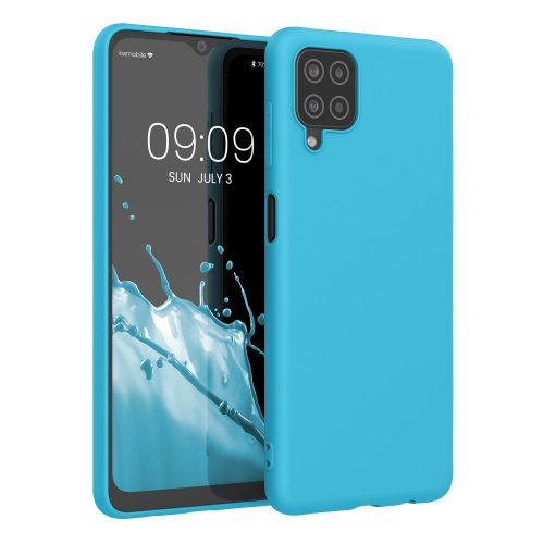 Pouzdro pro Samsung Galaxy A12, silikonové, modré, 54048.223