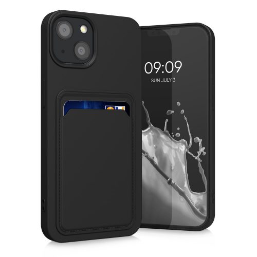 Pouzdro pro iPhone 13, silikonové, černé, 55955.01