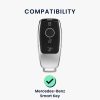 Pouzdro na klíče od auta pro Mercedes Benz - Smart Key, kwmobile, silikon, černá / zlatá, 56003.01