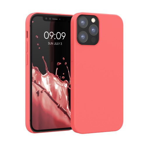 Pouzdro pro iPhone 12 / iPhone 12 Pro, silikonové, růžové, 52641.141