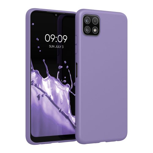 Pouzdro pro Samsung Galaxy A22 5G, silikonové, fialové, 55245.222, kwmobile