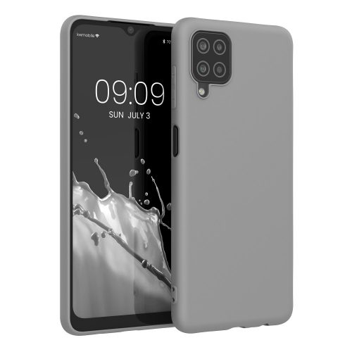 Kryt pro Samsung Galaxy A12, silikonový, šedý, 54048.155