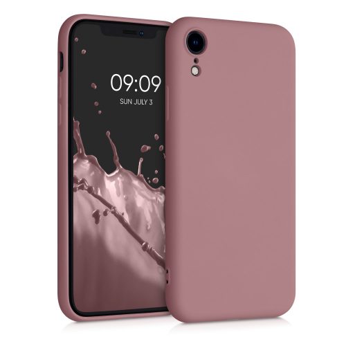 Pouzdro pro iPhone XR, silikonové, růžové, 49983.193