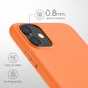 Pouzdro pro Apple iPhone 11, silikonové, oranžové, 49787.150, kwmobile