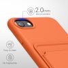 Pouzdro pro Apple iPhone 8 / iPhone 7 / iPhone SE 2, silikonové, oranžové, 55117.29, kwmobile