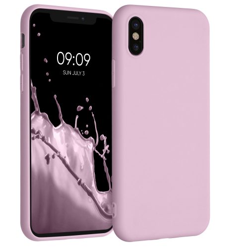 Pouzdro pro Apple iPhone X / iPhone XS, silikonové, růžové, 42492.140, kwmobile