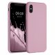 Pouzdro pro Apple iPhone X / iPhone XS, Silicon, Purple, 42492.10, kwmobile