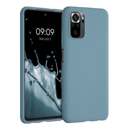 Pouzdro pro Xiaomi Redmi Note 10 / Redmi Note 10S, silikonové, zelené, 54541.207, kwmobile