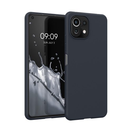 Kryt pro Xiaomi Mi 11 Lite 5G, silikonový, modrý, 54726.186, kwmobile