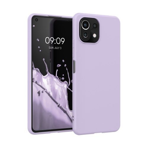 Pouzdro pro Xiaomi Mi 11 Lite 5G, silikonové, fialové, 54726.108, kwmobile