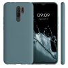 Pouzdro pro Xiaomi Redmi 9, silikonové, zelené, 52766.207, kwmobile