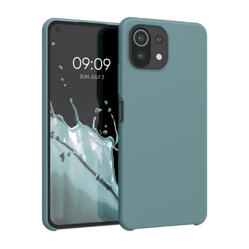 Kryt pro Xiaomi Mi 11 Lite 5G, silikonový, zelený, 54730.207, kwmobile