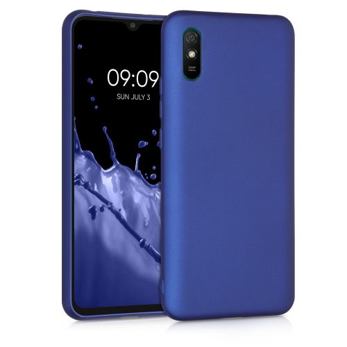 Pouzdro pro Xiaomi Redmi 9A, silikonové, modré, 53271.64, kwmobile