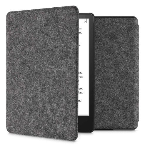 Obal pro Kindle Paperwhite 11, textil, šedý, kwmobile, 56259.19