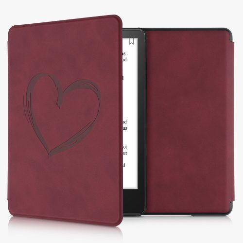 Obal pro Kindle Paperwhite 11, ekologická kůže, červený, kwmobile, 56257.02