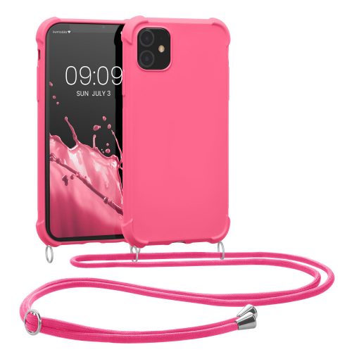 Pouzdro pro Apple iPhone 11, silikonové, růžové, 53838.77, kwmobile