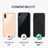 Pouzdro pro Apple iPhone X / iPhone XS, silikonové, oranžové, 49915.150, kwmobile