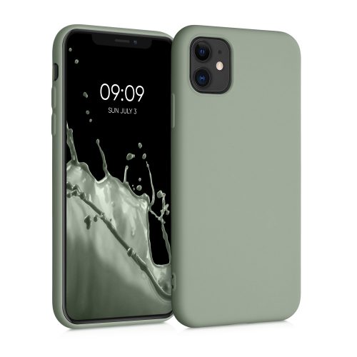 Pouzdro pro Apple iPhone 11, silikonové, zelené, 50791.172, kwmobile