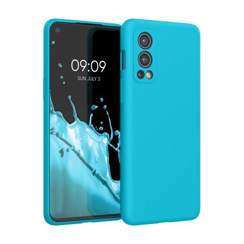 Pouzdro pro OnePlus Nord 2 5G, silikonové, modré, 56070.205, kwmobile