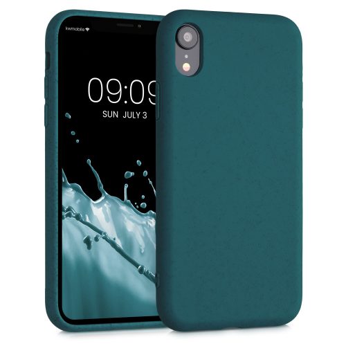 Pouzdro pro Apple iPhone XR, Rostlinná vlákna, modré, 49105.57, kalibri