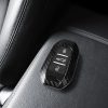 Pouzdro na klíče od auta pro Peugeot / Citroen - 3 tlačítka - Keyless Go, kwmobile, plast, černá / šedá, 56474.01