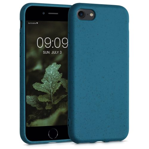 Pouzdro pro Apple iPhone 8 / iPhone 7 / iPhone SE 2, rostlinné vlákno, modré, 49106.224, kalibri