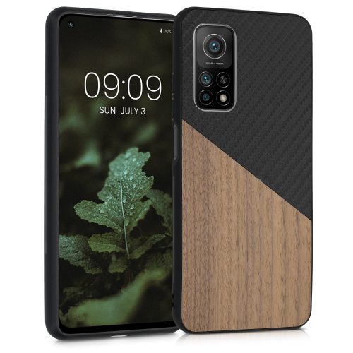 Pouzdro pro Xiaomi Mi 10T / Mi 10T Pro, Dřevo, Hnědá, 56623.01, kwmobile