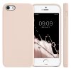 Pouzdro pro Apple iPhone 5s / iPhone SE, silikonové, krémové, 42766.225, kwmobile