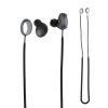 Sada 2 popruhů pro sluchátka Samsung Galaxy Buds 2, Kwmobile, Black/White, Silikon, 56697.01