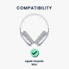 Pásek pro sluchátka Apple Airpods Max, Kwmobile, bílý, silikon, 56698.02