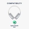 Řemínek pro sluchátka Apple Airpods Max, Kwmobile, Black, Silicon, 56698.01