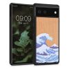 Pouzdro pro Google Pixel 6, dřevo, vícebarevné, 56784.06, kwmobile