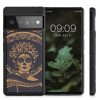 Pouzdro pro Google Pixel 6 Pro, Wood, Black, 56785.04, kwmobile