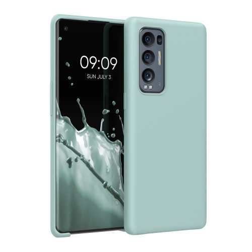 Kryt pro OPPO Find X3 Neo, silikonový, zelený, 55200.71, kwmobile