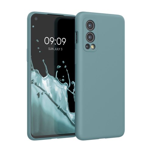 Pouzdro pro OnePlus Nord 2 5G, silikonové, zelené, 56070.206, kwmobile