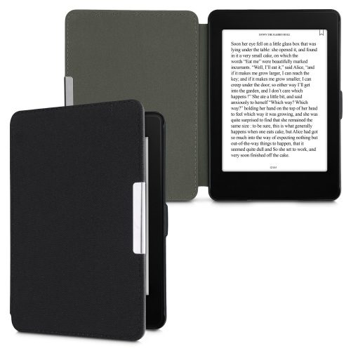 Obal pro Kindle Paperwhite 7, textilní, černý, kwmobile, 49487.01