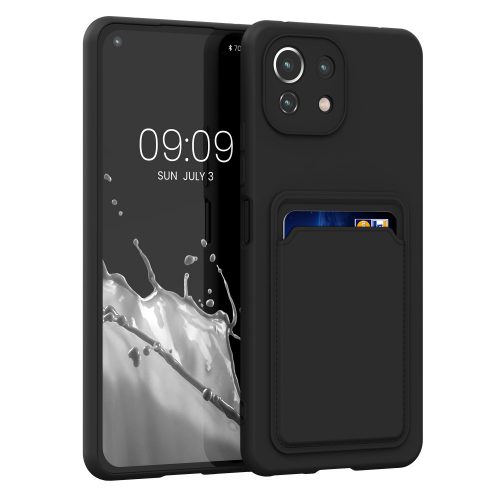 Kryt pro Xiaomi Mi 11 Lite 5G, silikonový, černý, 56951.47, kwmobile