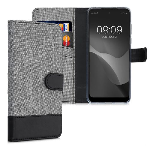 Kryt pro Motorola Moto G Power (2022), textil, šedý, 57009.22, kwmobile