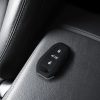 Kryt na klíče od auta pro Opel - 3 tlačítka - Keyless Go, kwmobile, silikon, černá / červená, 56976.01