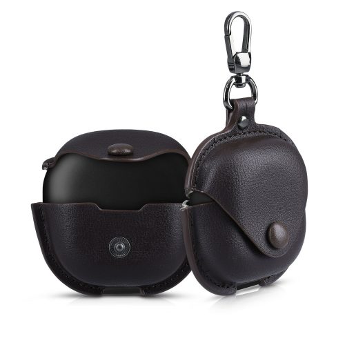 Pouzdro na sluchátka Samsung Galaxy Buds 2/Galaxy Buds Live/Galaxy Buds Pro, Kwmobile, Hnědá, Ekologická kůže, 57056.18