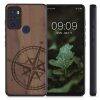 Pouzdro pro Motorola Moto G60s, Dřevo, Hnědá, 57067.01, kwmobile