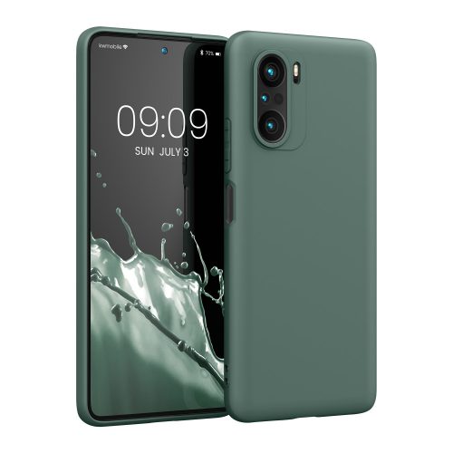 Pouzdro pro Xiaomi Mi 11i / Poco F3, silikonové, zelené, 57026.171, kwmobile