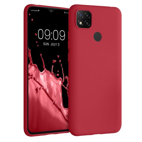 Kryt pro Xiaomi Redmi 9C, silikonový, červený, 52850.229, kwmobile