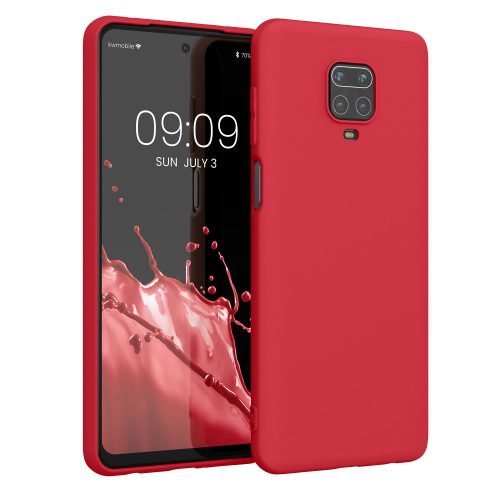 Pouzdro pro Xiaomi Redmi Note 9S / Redmi Note 9 Pro / Redmi Note 9 Pro Max, silikonové, červené, 52140.229, kwmobile