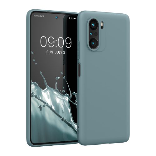 Kryt pro Xiaomi Mi 11i / Poco F3, silikonový, zelený, 57026.207, kwmobile