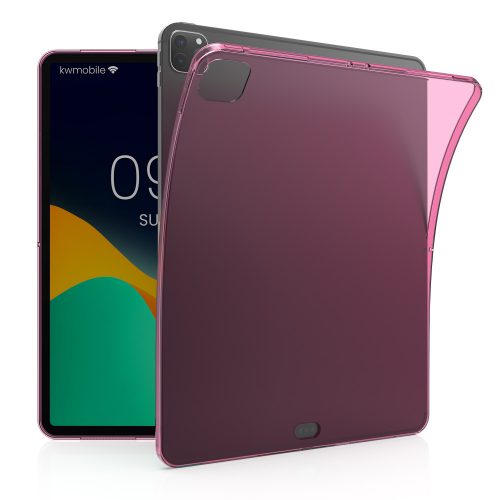 Pouzdro pro Apple iPad Pro 12,9" (2021)/iPad Pro 12,9" (2020)/iPad Pro 12,9" (2018), Kwmobile, růžové, silikonové, 54765,33