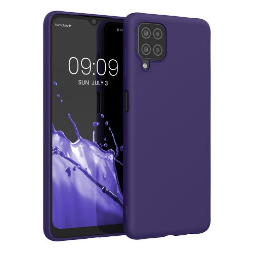 Pouzdro pro Samsung Galaxy A12, silikonové, modré, 54048.226, kwmobile