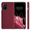 Pouzdro pro OnePlus 8T, silikonové, červené, 53683.209, kwmobile