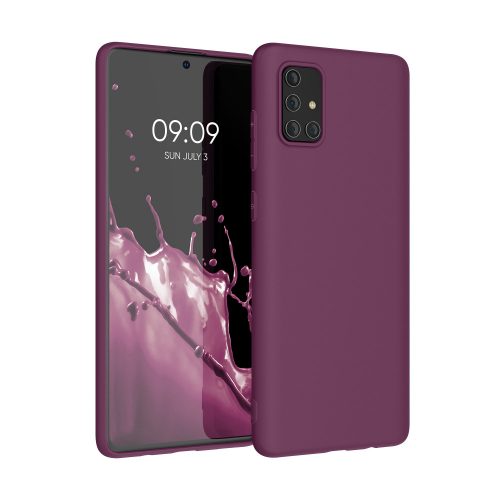 Kryt Kwmobile pro Samsung Galaxy A71, silikon, fialový, 51208.197